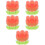 5Pièces Support Vase Déco Petit Coloré Enfant 4