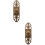 2Ensembles Poignées De Armoire Style Chinois En Laiton 6