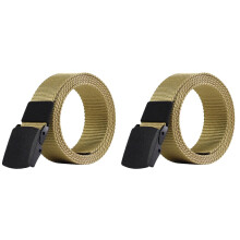 2Pièces Ceinture Extérieure Kaki Hommes Plastique