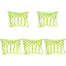 5Pièces Filet De Basketball Fluorescent En Nylon Résistant