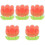 5Pièces Support Vase Déco Petit Coloré Enfant 8