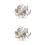 200Pièces Broches En Fer 3 Trous Couleurs Variées Pour 4