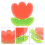 5Pièces Support Vase Déco Petit Coloré Enfant 9