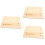 3Pièces Planche Bois Kaki Pour Écureuil Durable 6