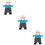 3Pièces Marionnettes À Main Artisanales En Coton PP Pour Interaction 8