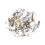 200Pièces Broches En Fer 3 Trous Couleurs Variées Pour 7