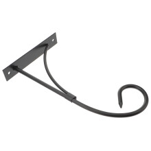 3Pièces Support Pot Noir En Métal - Support Plante Robuste Décor