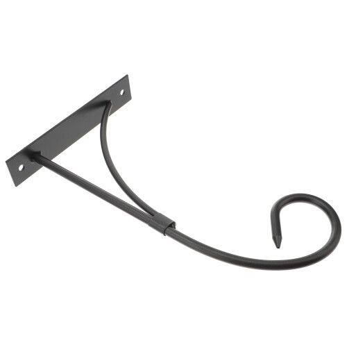 3Pièces Support Pot Noir En Métal - Support Plante Robuste Décor