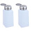 4Pièces Flacons Plastiques Blancs Antistatiques Pour Usage 1