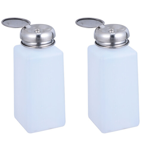 4Pièces Flacons Plastiques Blancs Antistatiques Pour Usage