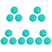15Pièces Nettoyeur Pinceaux Silicone Vert Design Innovant