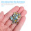 200Pièces Rivets Bleus DIY Accessoires Pour Vêtements De 6