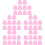 50Pièces Peignoirs Bain Jetables Rose Élastique Non- Pour Salon 5