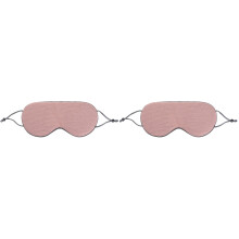 2Pièces -Yeux En Soie Double-Face Confortable Pour