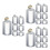 21Pièces Support Anneaux Transparent Pour Boucles 1