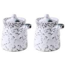 2Pièces Vinaigre Céramique Design Unique Usage