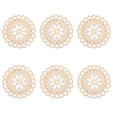 6Pièces Porte-Fil En Bois Pour Broderie Couture