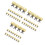 60Pièces Cake Décor 80 Topper Multi Couleurs 1