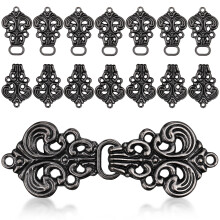 20Paires Boucles Argentées Accessoires Couture Pour Habits