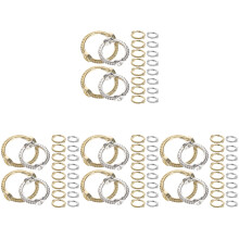160Pièces Cadres Ronds Cuivre Pour Bracelets Colliers DIY Décoration