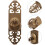 2Ensembles Poignées De Armoire Style Chinois En Laiton 10