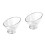 2Pièces Transparent Élégant Pour Fruits Snacks 4