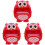 3Pièces Bubble Maker Rouge Bain Animaux Jouet Enfant 2