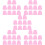 50Pièces Peignoirs Bain Jetables Rose Élastique Non- Pour Salon 7