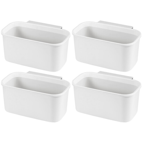 4Pièces Suspendue Cuisine PP Rangement Mural Compact