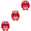 3Pièces Bubble Maker Rouge Bain Animaux Jouet Enfant 5