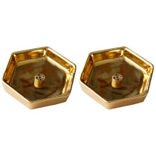 2Pièces Support À Encens En Céramique Décor Zen