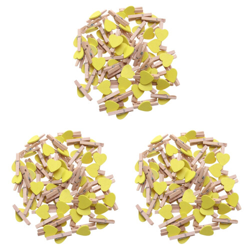 150Pièces Clips Mini Bois Fixation Photos Décoratives