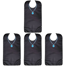 4Pièces Bavoirs Réutilisables Polyester Protection