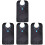 4Pièces Bavoirs Réutilisables Polyester Protection 1