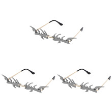 3Paires Lunettes Créatives Décoratives Pour Fête