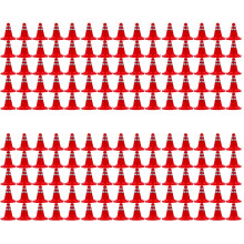 150Pièces Cônes Rouge Plastique Pour Table Sable