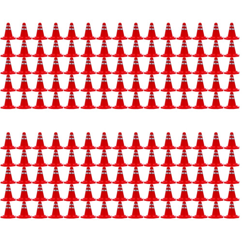 150Pièces Cônes Rouge Plastique Pour Table Sable