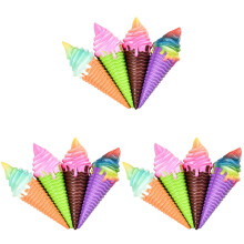 12Pièces Glace Factice Colorée Déco Table Jouet Anti-Stress Enfant