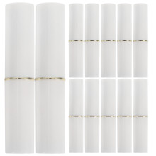 12Pièces Tubes Lipstick Plastique Réutilisables Pour Cosmétiques