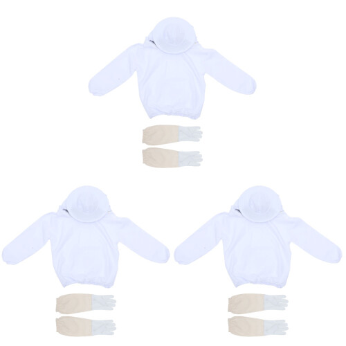 3Ensembles Tenues Apiculture Vêtement Résistants