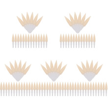 100Pièces Pointe De Stylo En Éponge Blanche Confortable