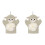 2Pièces Serviettes Bain Bébé Cartoon Exfoliantes 1