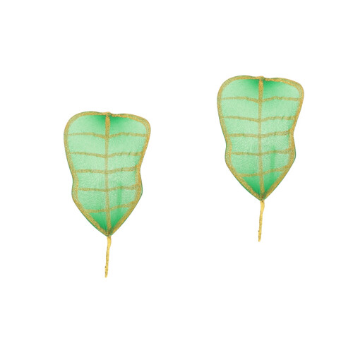 2Pièces Décor Éventails Palmier Vert En Pour Festival 2