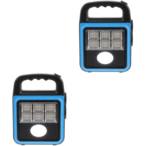 2Pièces Solaire Polyvalente Pour Camping Urgence 1