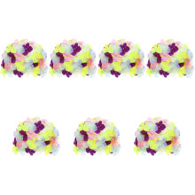 7Pièces Bonnet De Bain Elastique À Multi Couleurs