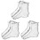 3Pièces Sac De Stockage Bottes Résistant Fermeture Zippée 1
