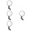 4Pièces Noir Oval Robuste Pour Guidon 7