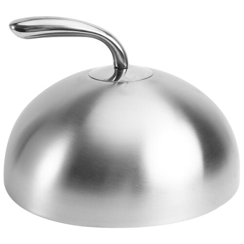3Pièces Couvre-Plats Rond Argent Protecteur Aliments Cuisine 1