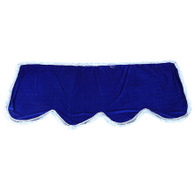 5Pièces Couverture Piano Bleu Velours Protection Moisture Et Poussière