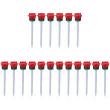 18Pièces Accessoires De Golf Tees Rose Protection